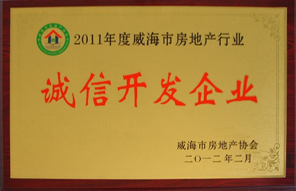 诚信房地产开发企业