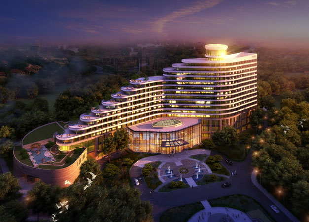 长城文华大酒店夜景